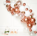 Ballongirlande in rosé-gold