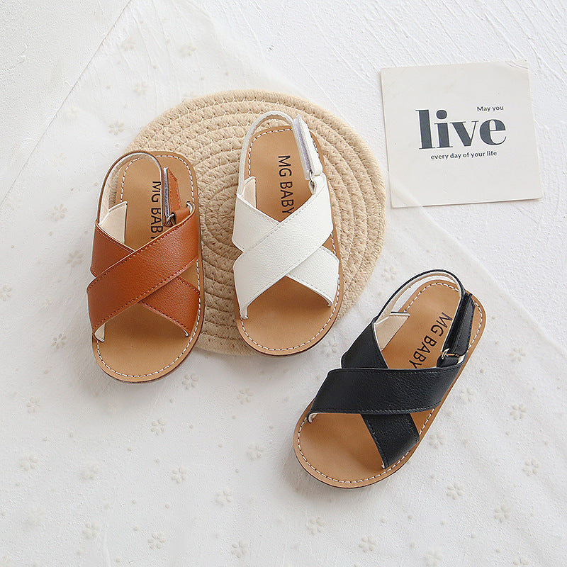 Kinder Cross-Sandalen mit Klettverschluss | LuxeStyle