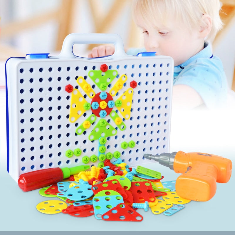 Kreatives Schraubpuzzle-Set für Kinder