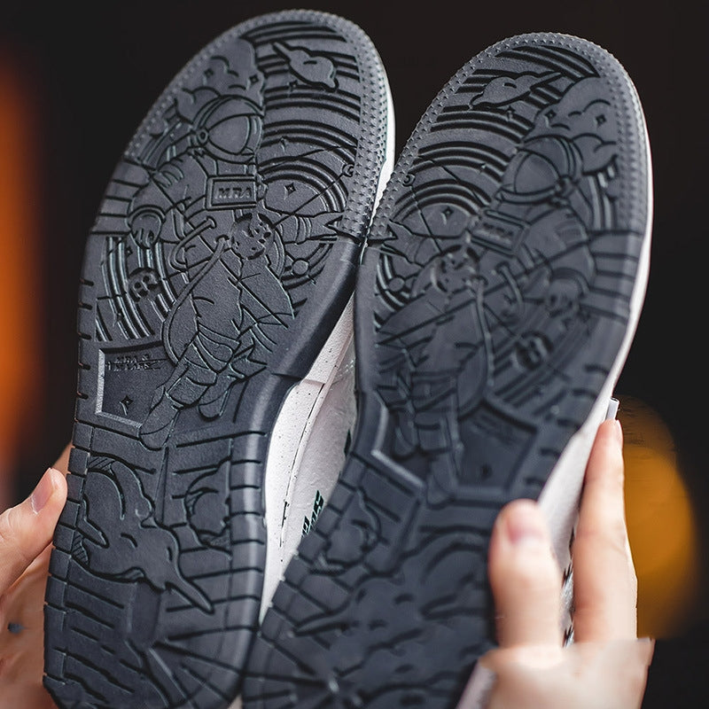 Graffiti Sportschuhe mit Plateau – Bild 3 | LuxeStyle