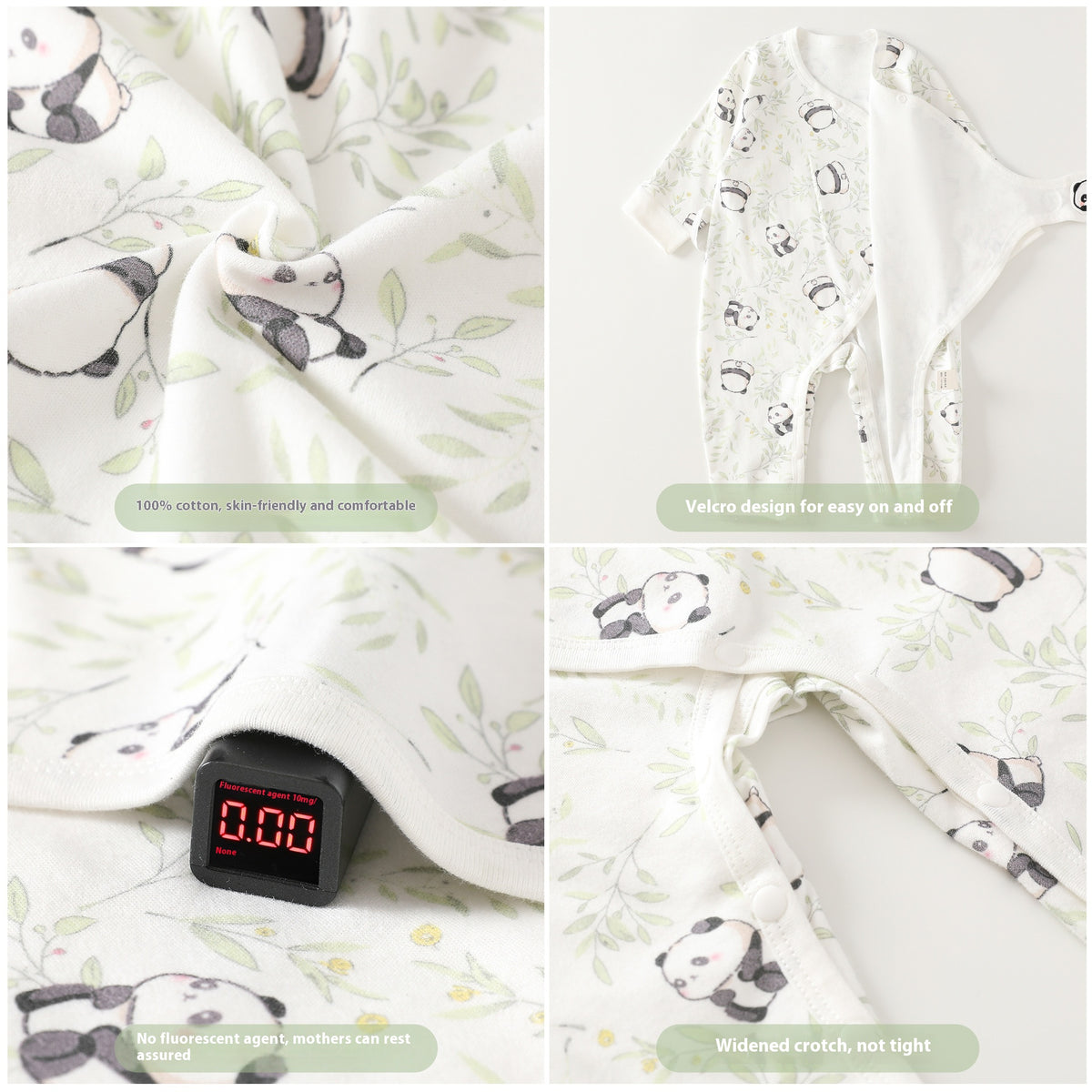 Baby Strampler aus Baumwolle mit Tiermotiven | LuxeStyle
