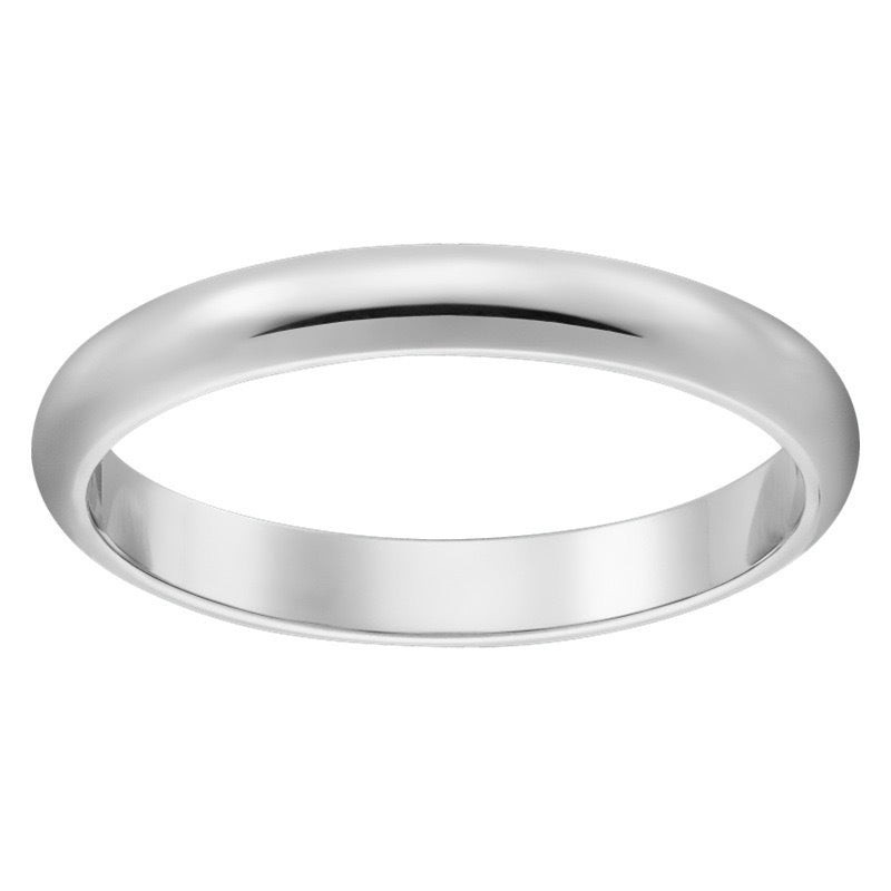 Runder Ehering aus 925 Sterling Silber | LuxeStyle