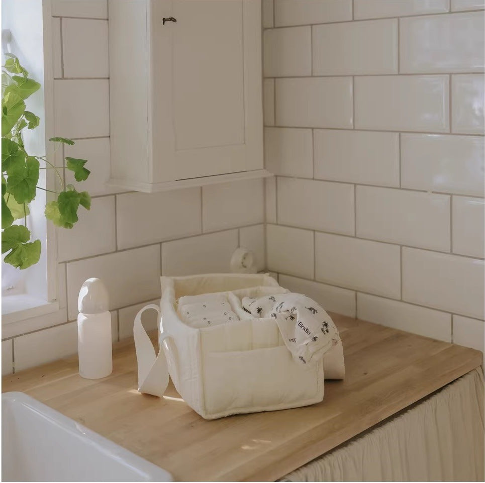 Beigener Aufbewahrungskorb für Babybett – Bild 4 | LuxeStyle