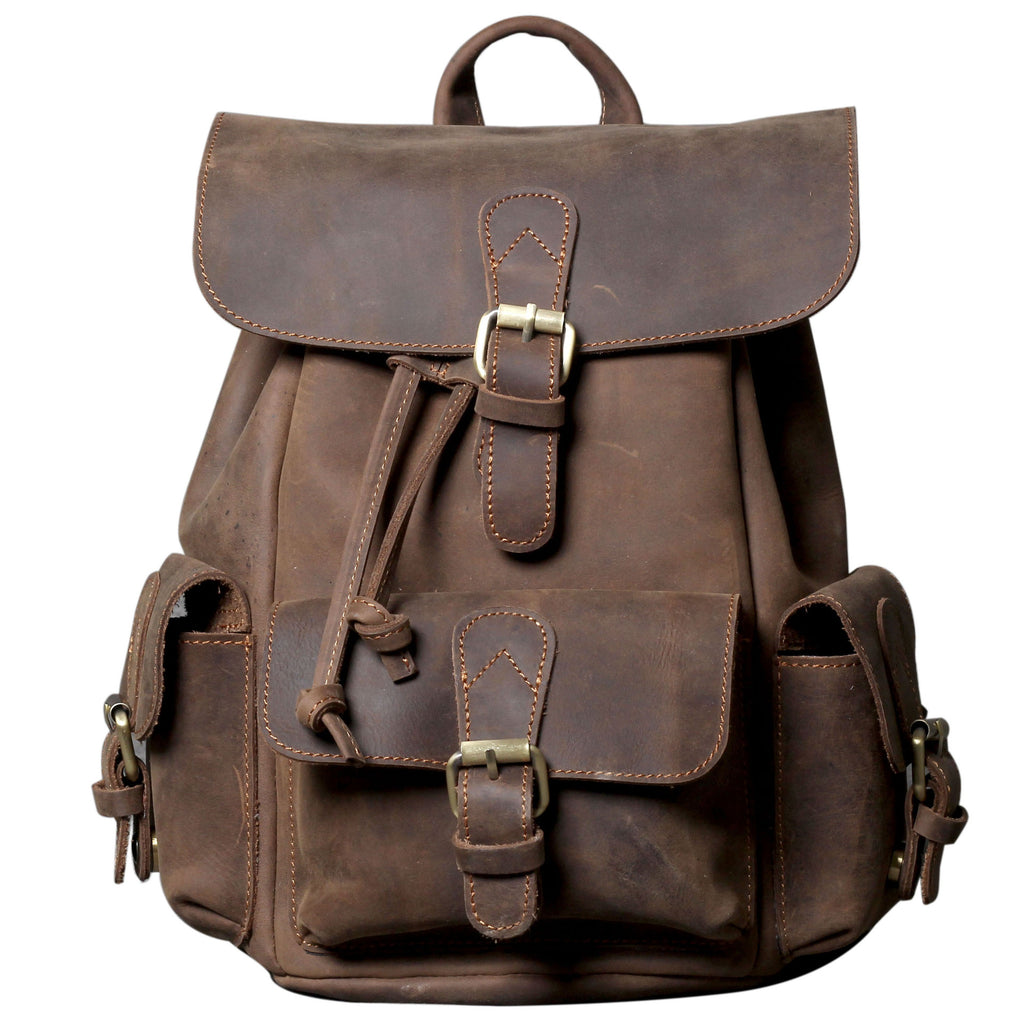 Damen Rucksack aus Rindsleder – Bild 4 | LuxeStyle