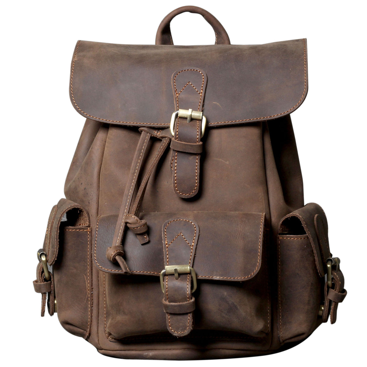 Damen Rucksack aus Rindsleder – Bild 4 | LuxeStyle