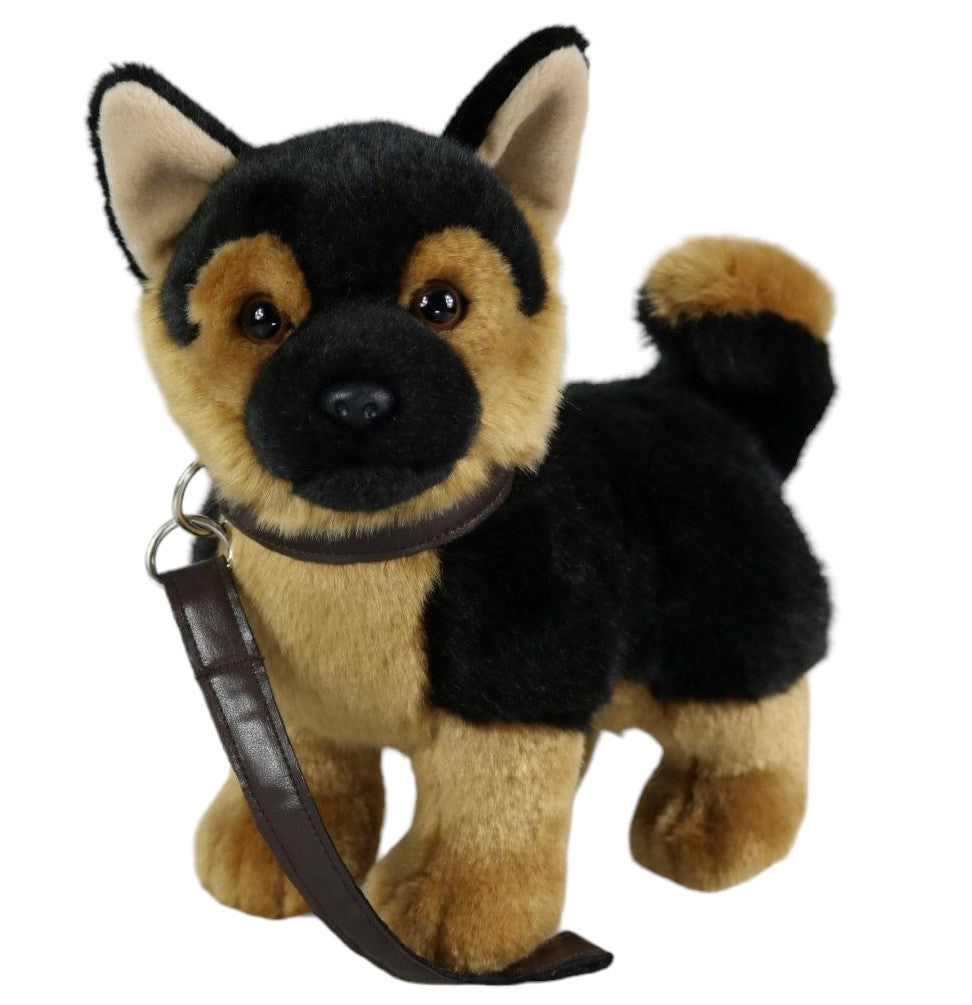 Plüsch Schäferhund mit Leine