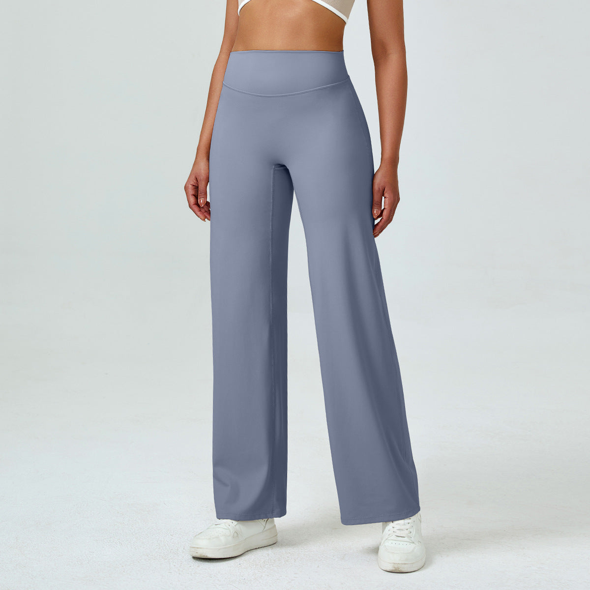 Atmungsaktive Yoga-Hose mit weitem Bein