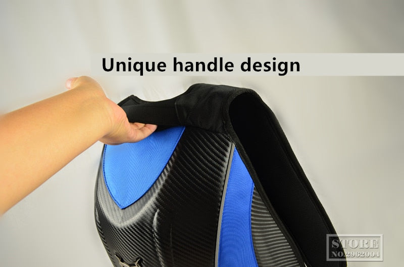 Wasserdichter Motorradrucksack mit Hartschale – Bild 5 | LuxeStyle