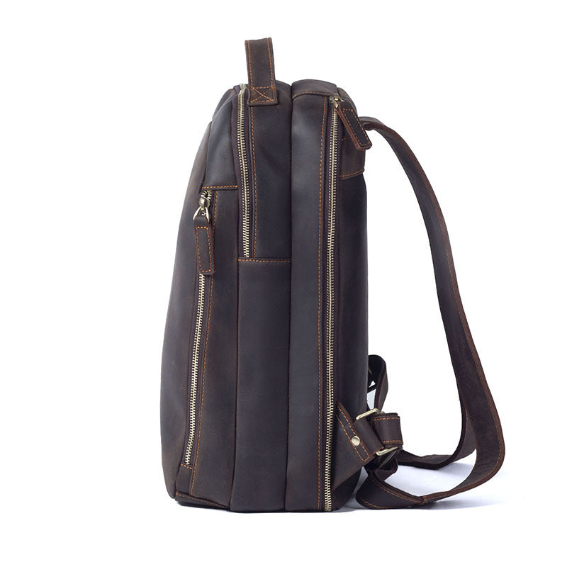 Vintage Rucksack aus Rindleder – 20 L – Bild 3 | LuxeStyle