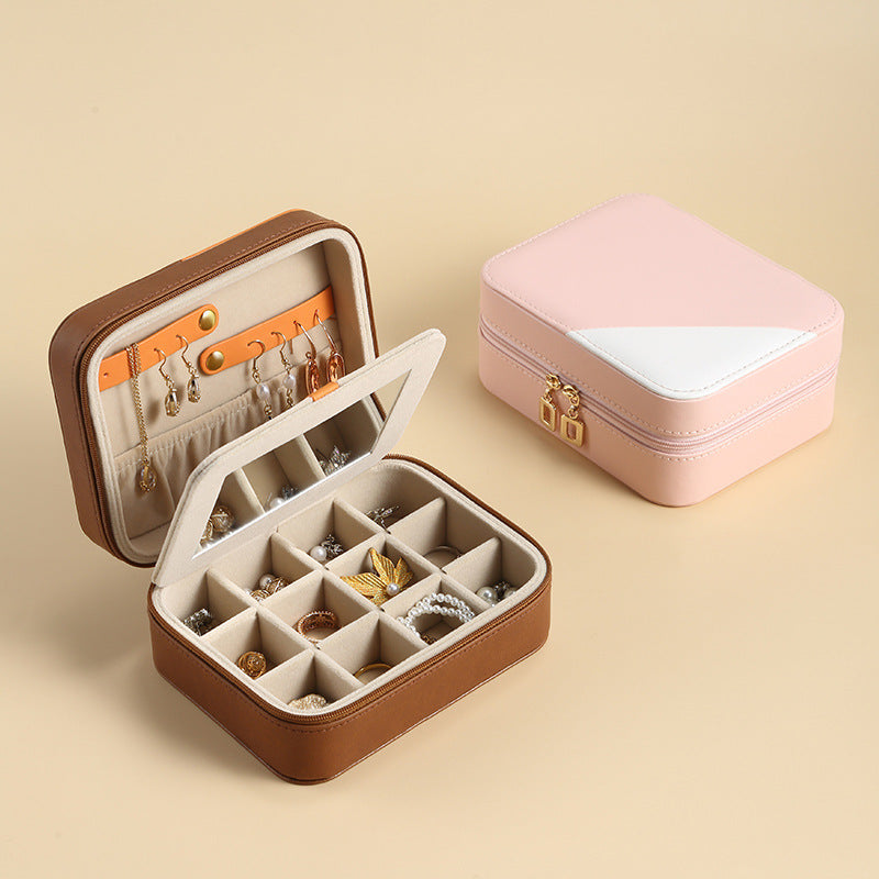 Multifunktionale Schmuckbox aus Leder | LuxeStyle
