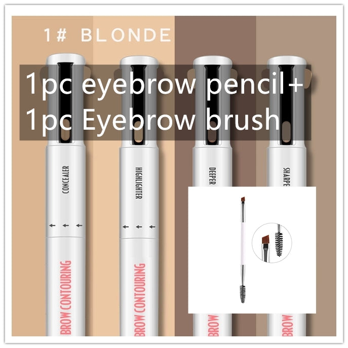 Brow Pencil Spinning Round – 3‑in‑1 Augenbrauenstift – Bild 19 | LuxeStyle