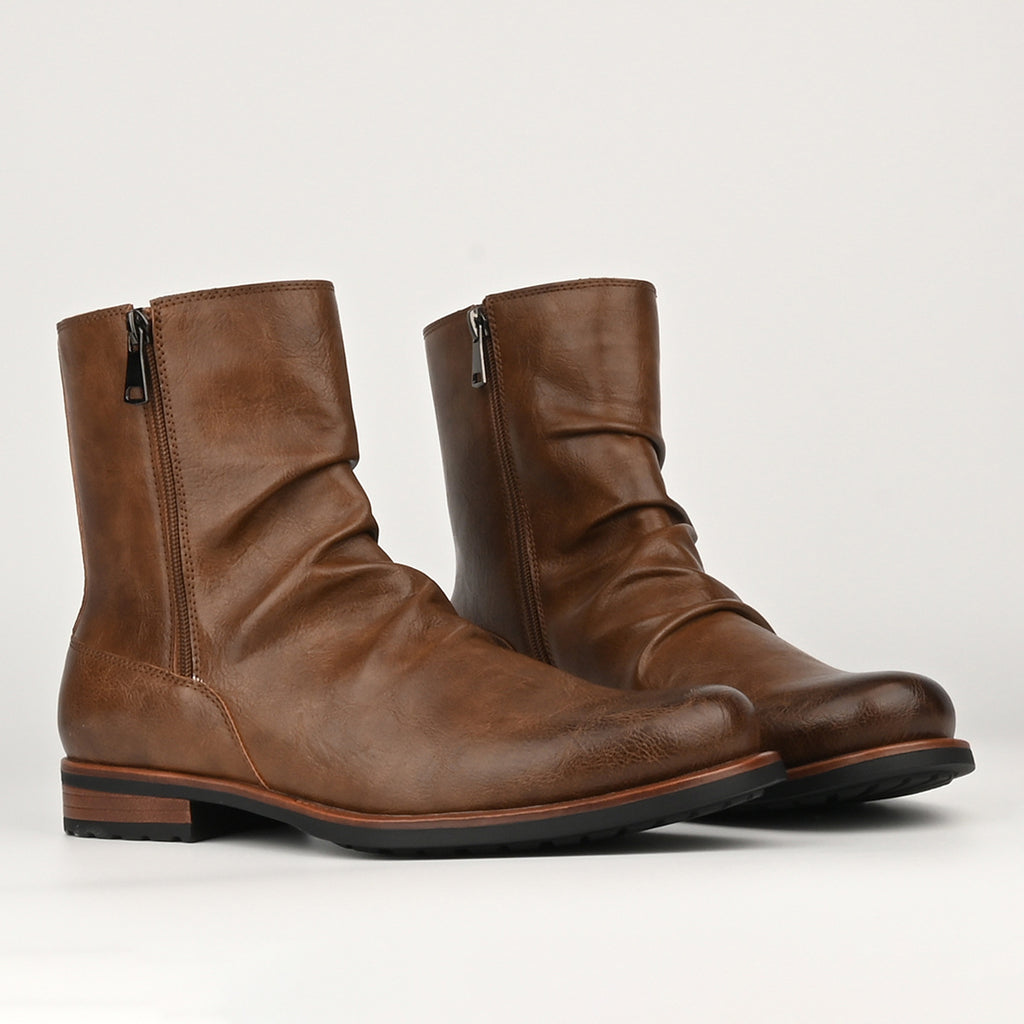 Herren Casual Boots mit Reissverschluss