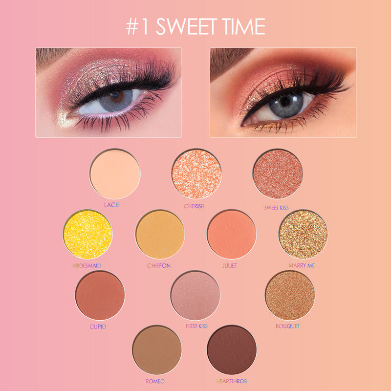 Time Lidschatten-Palette – 12 Farben – Bild 4 | LuxeStyle