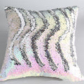 Regenbogen Pailletten Kissenbezug | LuxeStyle
