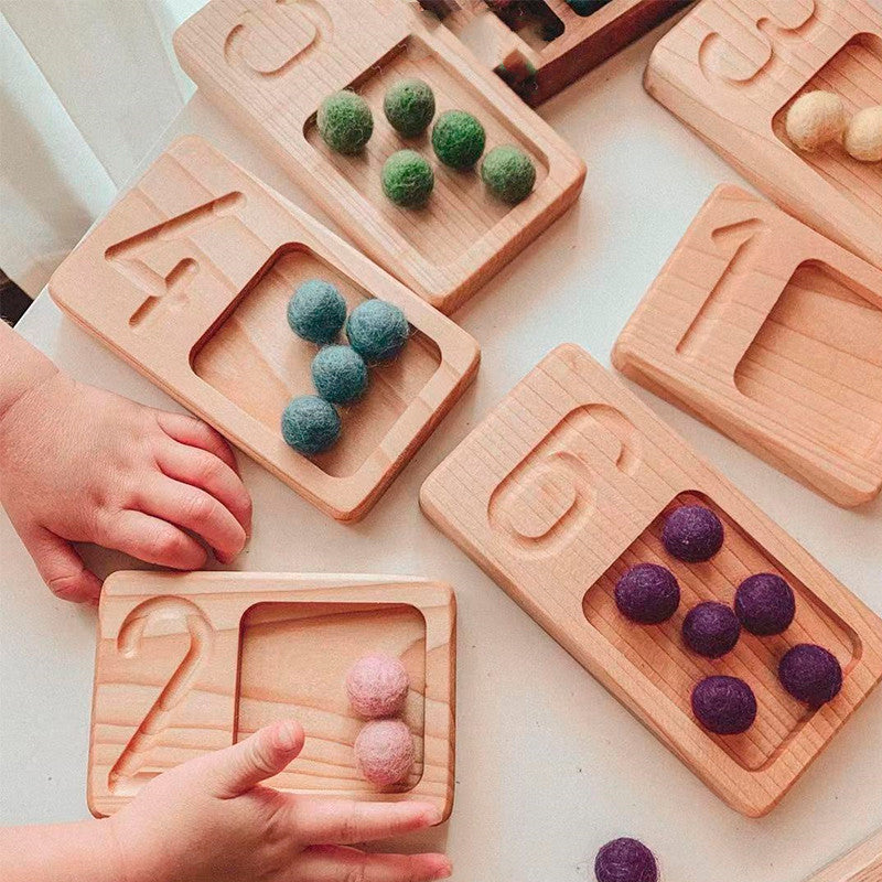 Montessori Holzspielzeug Zählbrett – Bild 4 | LuxeStyle