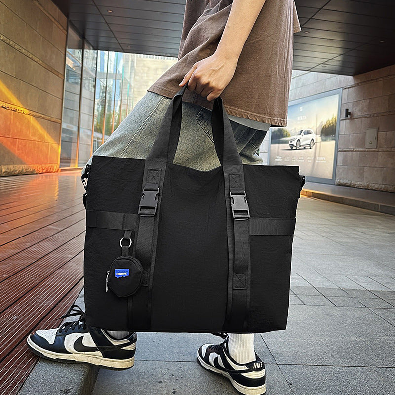 Grosse Tragetasche für Reisen – Schultertasche Herren – Bild 2 | LuxeStyle