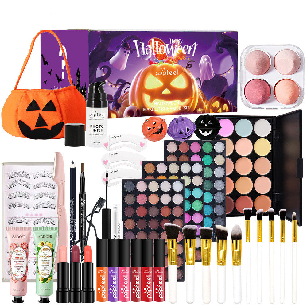 Halloween-Lipgloss & Augenmakeup-Set