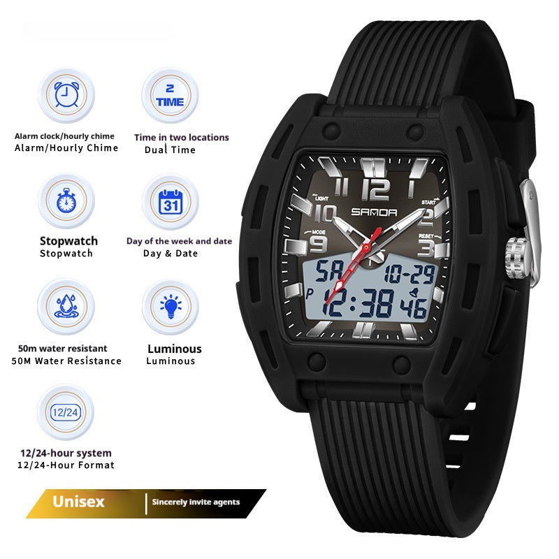 Sportliche Unisex-Armbanduhr