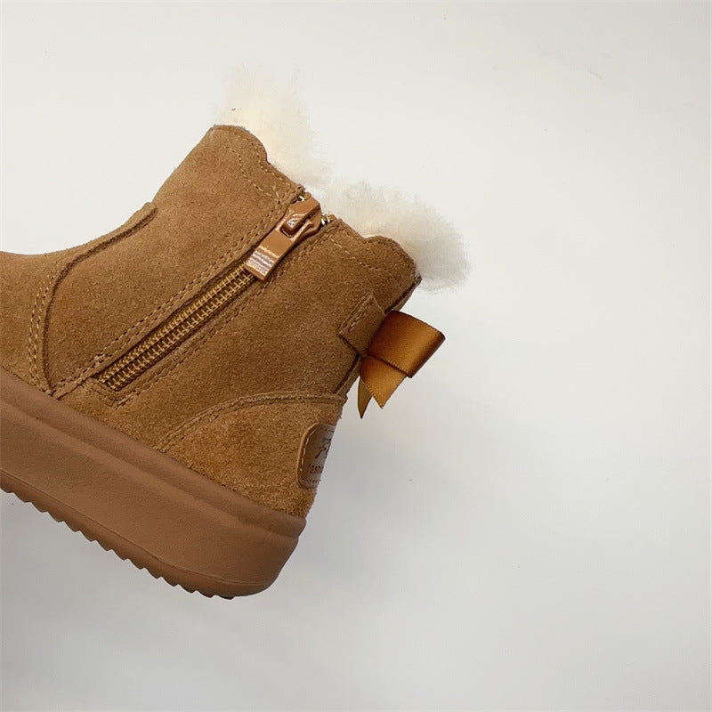 Kinder Winterstiefel mit Fell