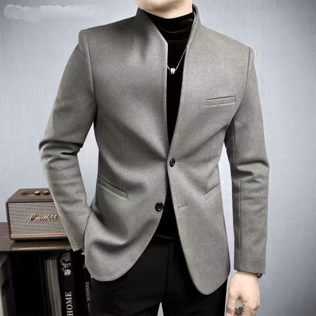 Herren Wolljacke Slim Fit für Herbst/Winter