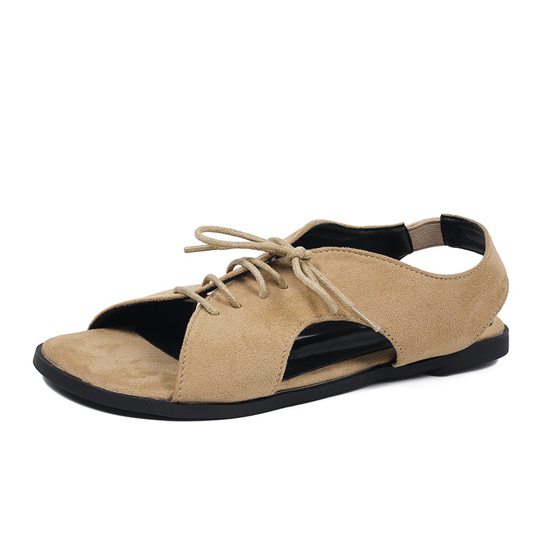 Römische Cut-Out Sandalen mit Schlupfriemen – Strandflips für Damen