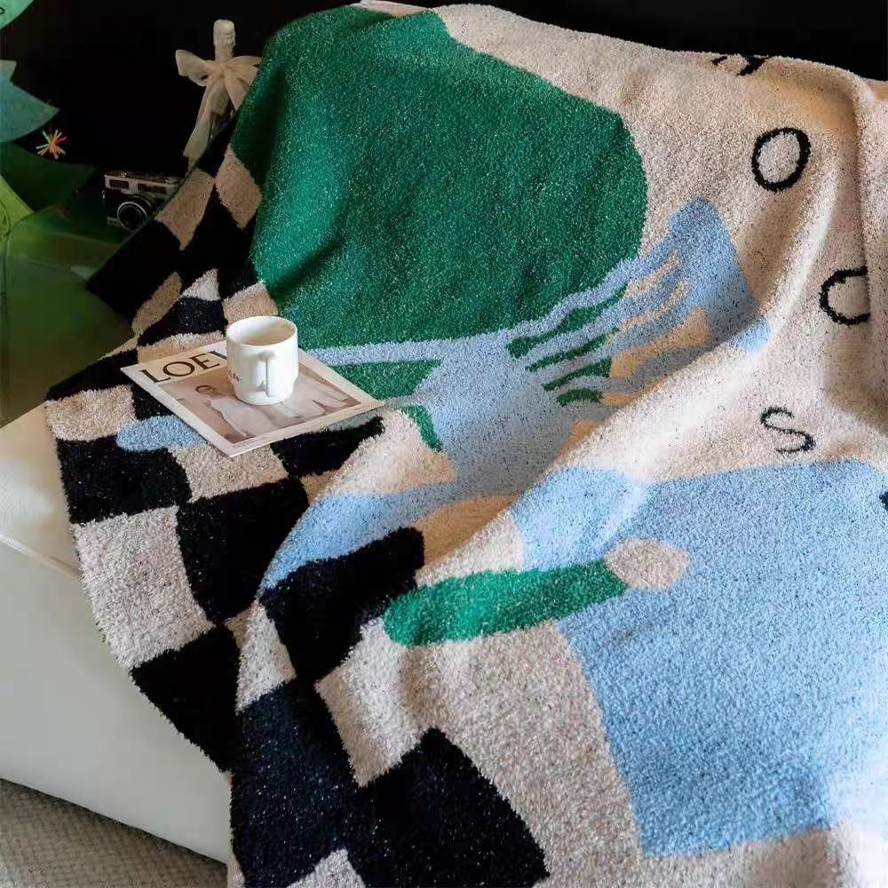 Gestreifte Decke für Sessel – Bild 2 | LuxeStyle