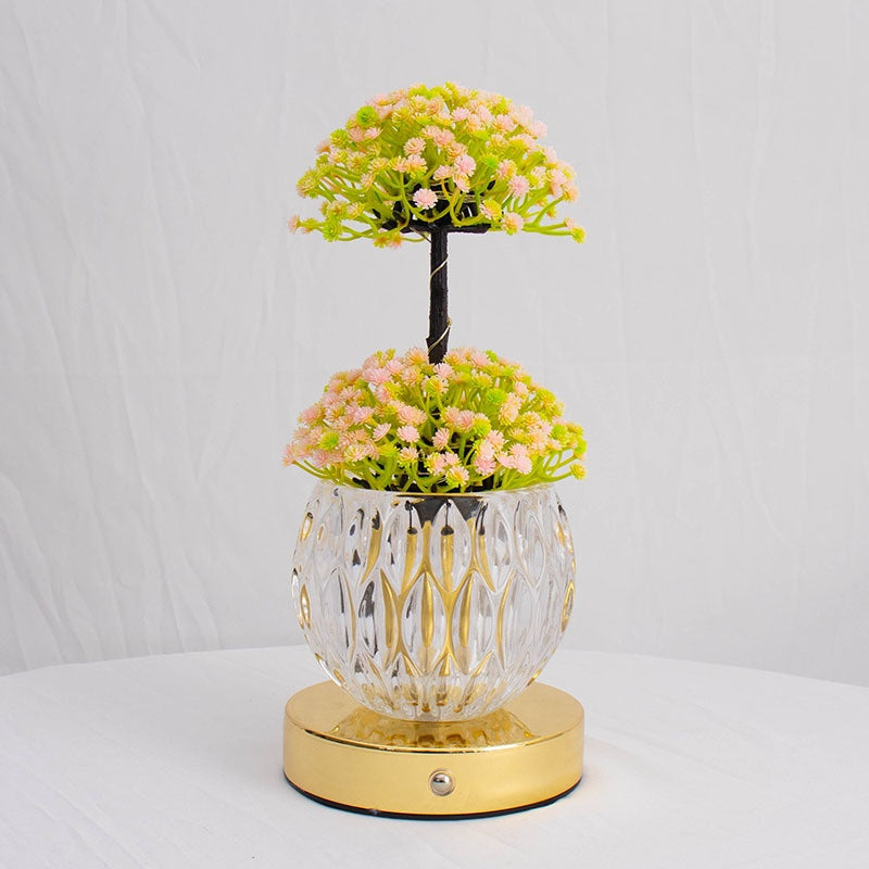 Sternen-Nachtlicht mit Vase und Schleierkraut – Bild 4 | LuxeStyle
