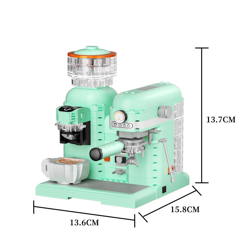 Kaffeemaschine Klemmbausteine (924 Teile) – Bild 2 | LuxeStyle