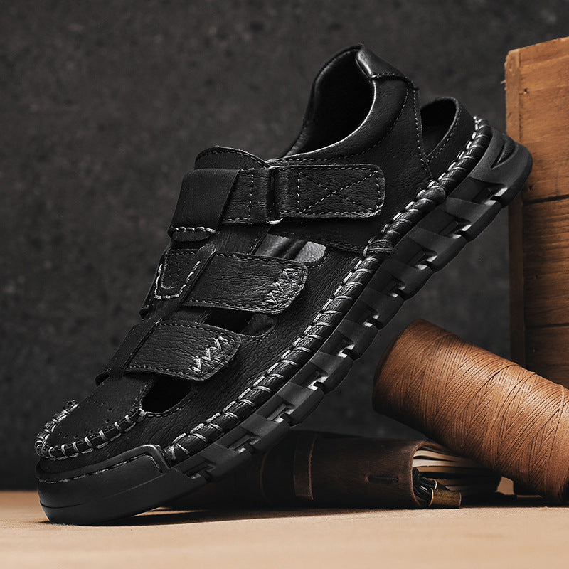 Leder-Sandalen