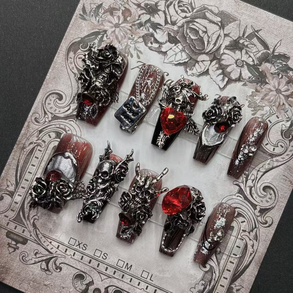 Aufhellende handgemachte Wearable Nails