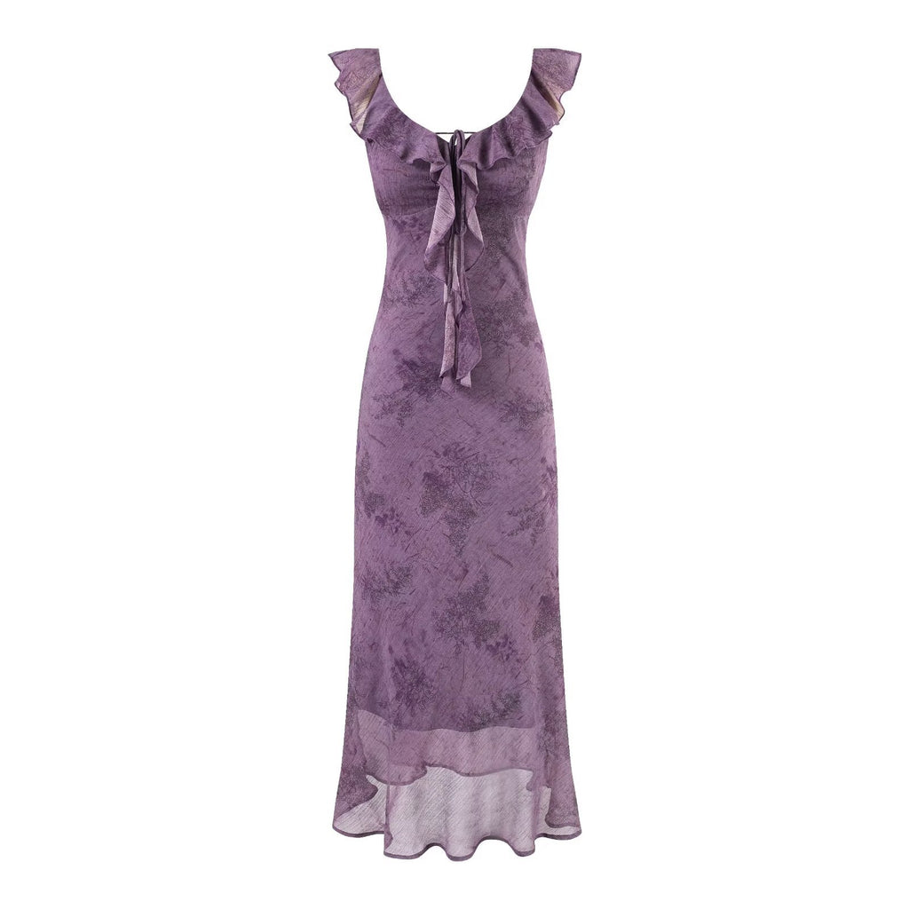 Chiffon Tie-Dye Maxi-Kleid – Bild 7 | LuxeStyle