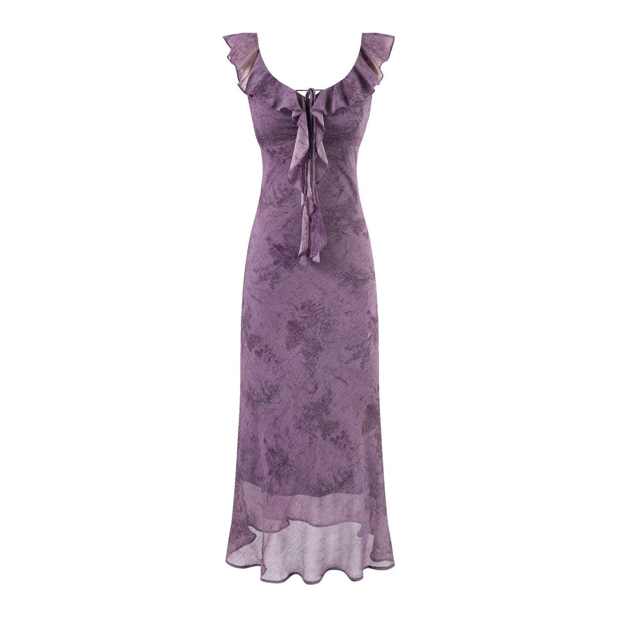 Chiffon Tie-Dye Maxi-Kleid – Bild 7 | LuxeStyle