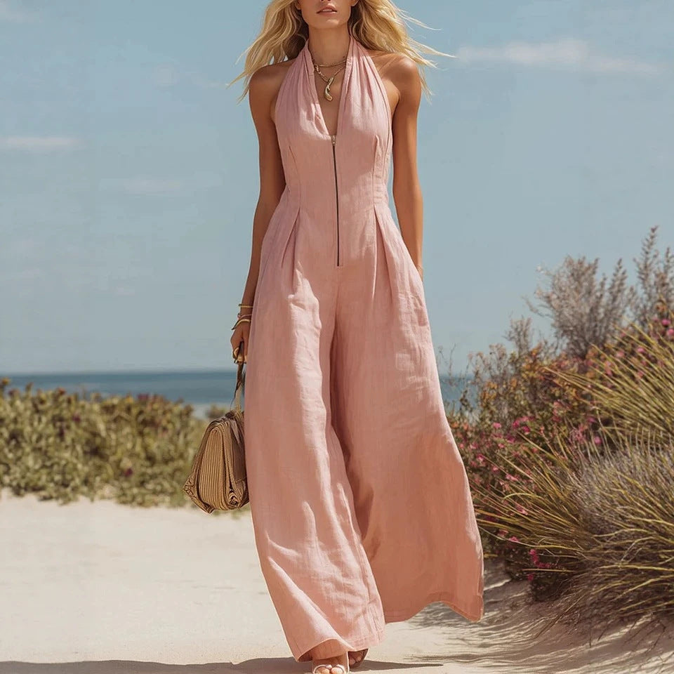 Eleganter Halterneck Jumpsuit – Bild 1 | LuxeStyle