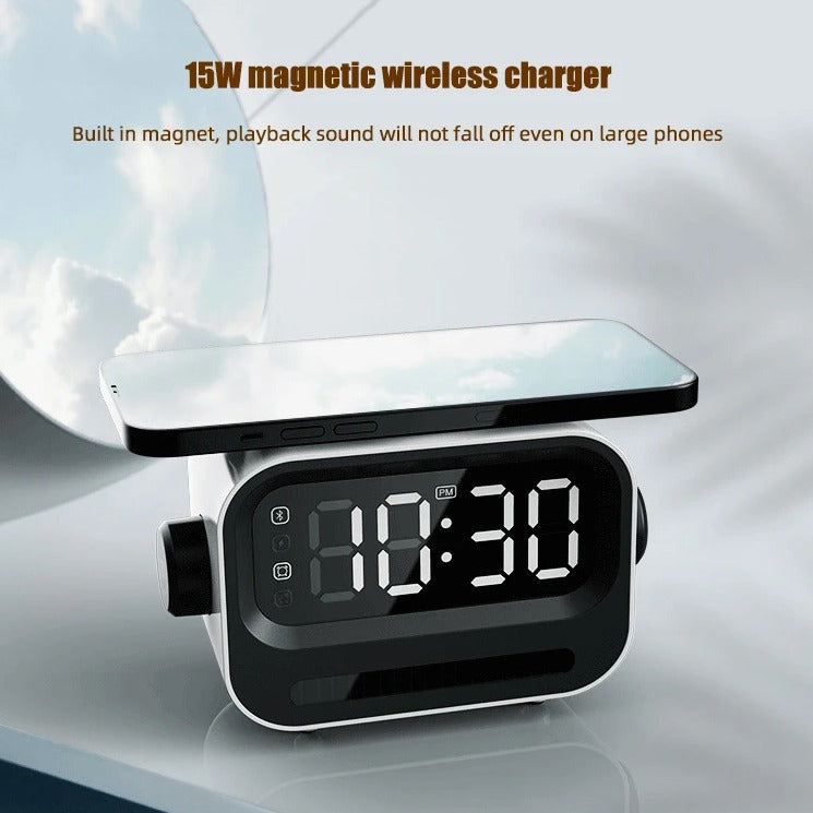 3-in-1 Wecker mit Licht und Bluetooth-Speaker