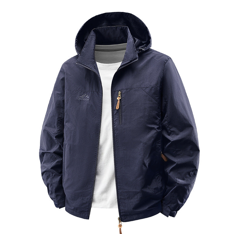 Outdoor-Jacke für Herren mit Kapuze