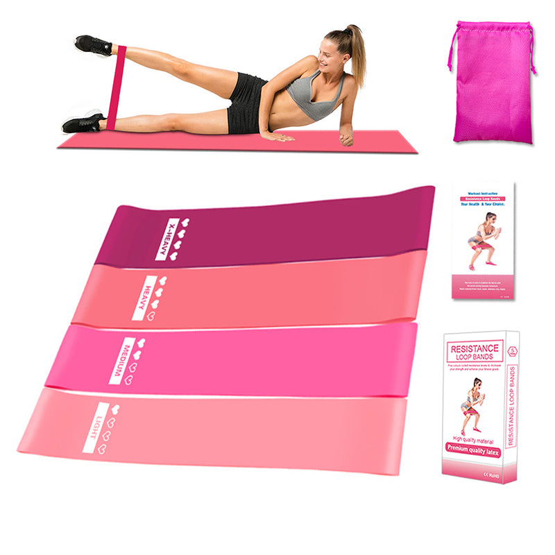 Fitness Widerstandsband-Set mit Griffen