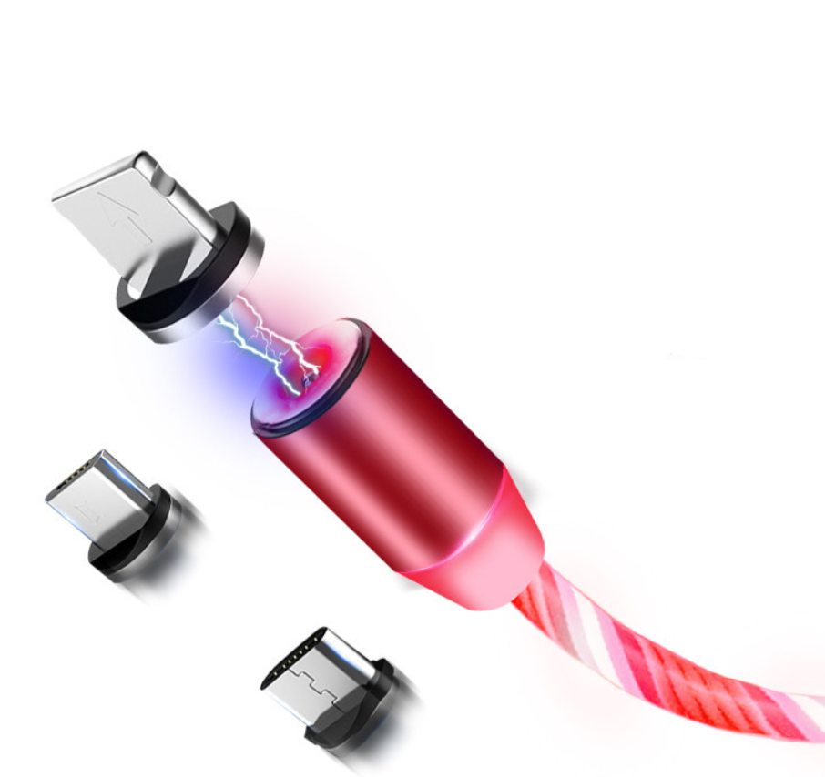 Magnetische Ladesteckdose für iPhone & Android Type-C