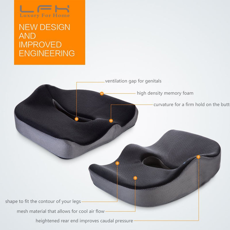Orthopädisches Memory Foam Sitzkissen – Bild 5 | LuxeStyle
