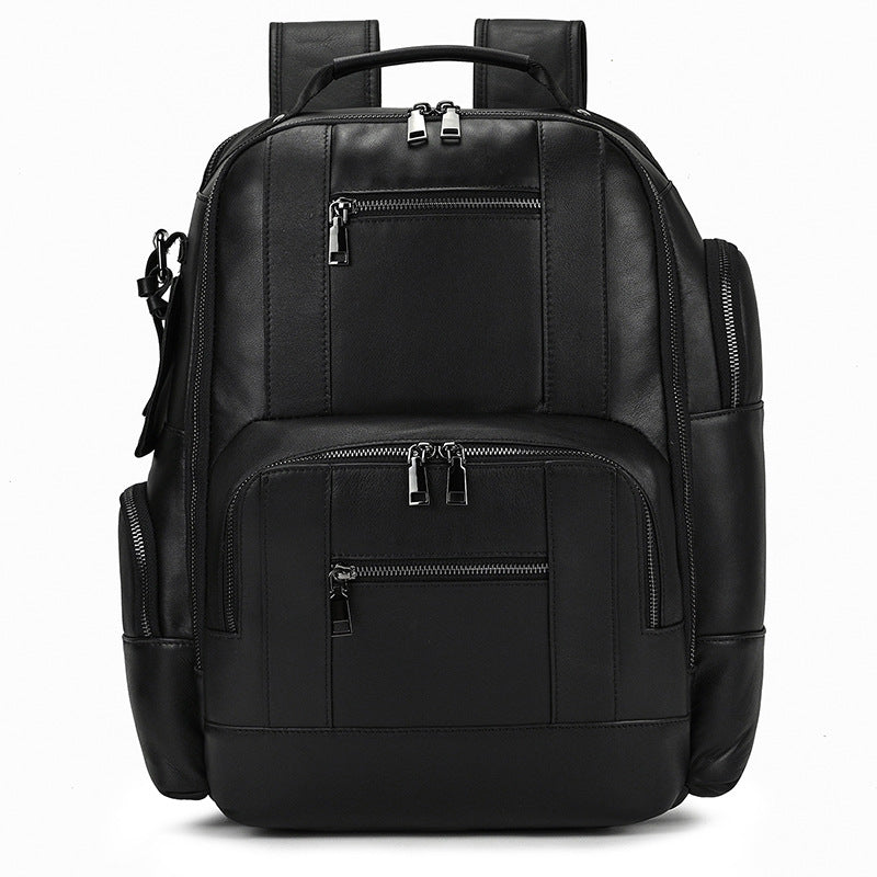 Retro Rucksack aus Rindsleder für 15-Zoll-Laptop