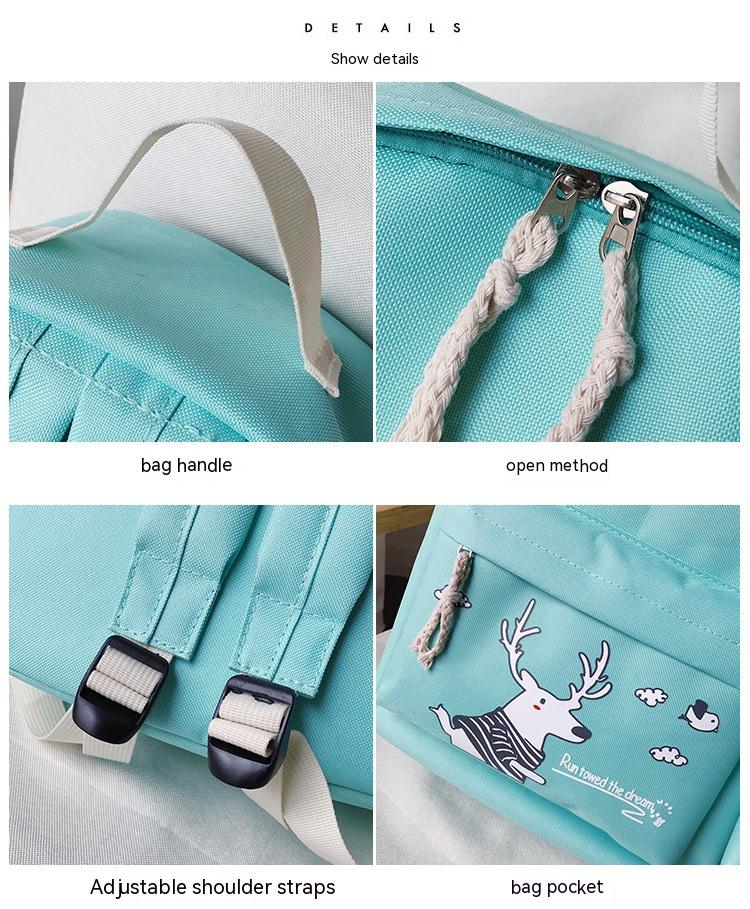 5-teiliges Rucksack-Set mit grosser Kapazität