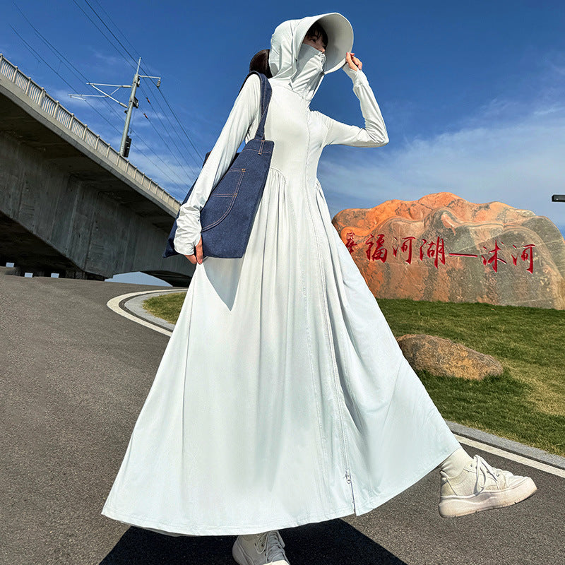 UV-Schutz Sommerkleid mit Taillenbetonung