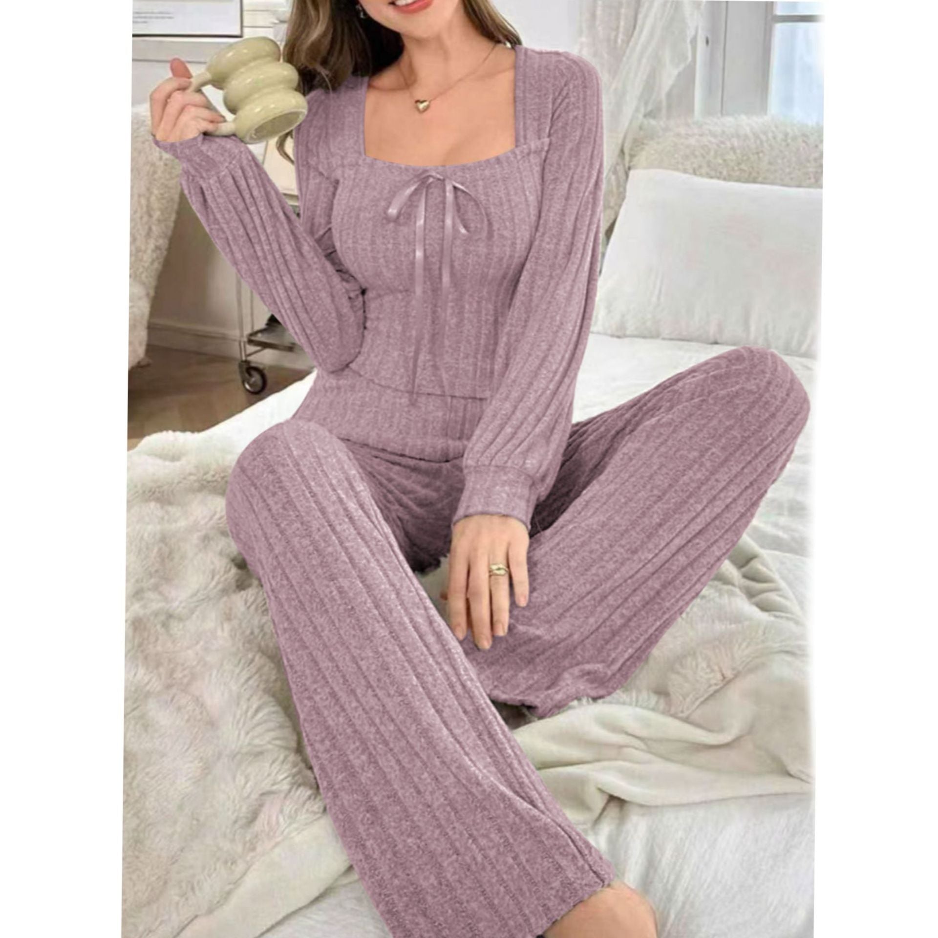 Langarm-Pyjama-Set