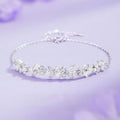 Armband mit Glyzinienblüte aus 999er Sterlingsilber – Bild 1 | LuxeStyle