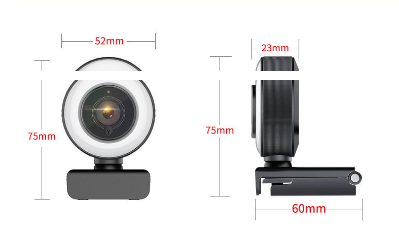 USB 1080p Auto-Fokus-Fülllicht Schönheitskamera