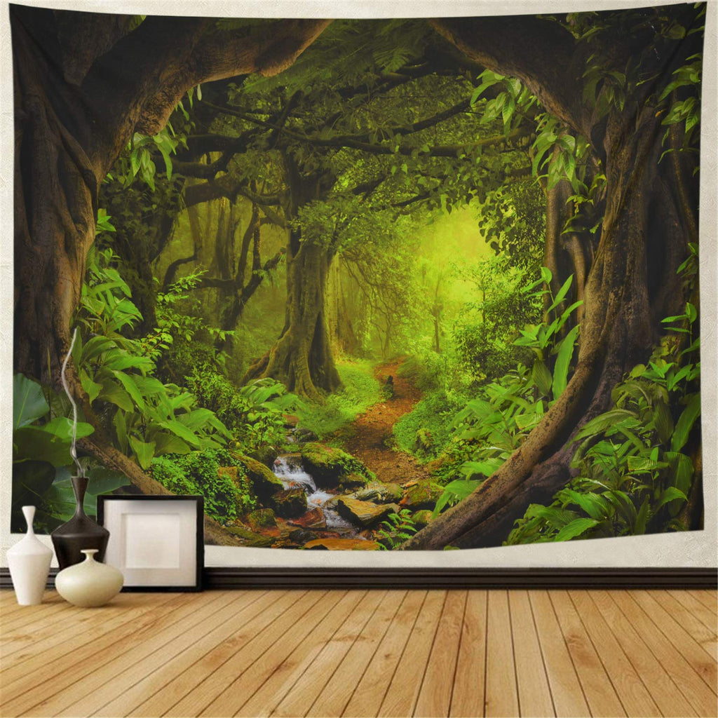 Wandteppich Waldmotiv | LuxeStyle
