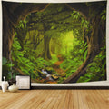 Wandteppich Waldmotiv | LuxeStyle