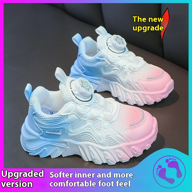 Atmungsaktive Mesh-Sneaker mit Drehknopf