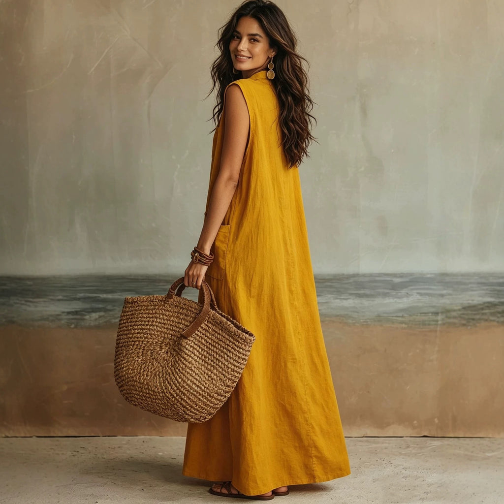 Off-Shoulder Hemdblusenkleid für Damen – Bild 4 | LuxeStyle