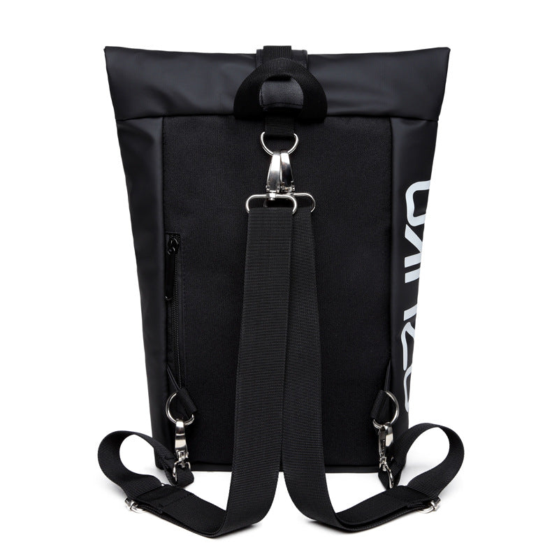 Grosses Oxford-Rucksack mit PVC-Mesh – Bild 4 | LuxeStyle