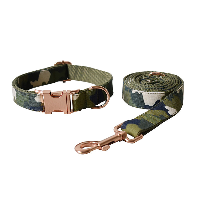 Grün-Kamouflage-Halsband – Bild 4 | LuxeStyle